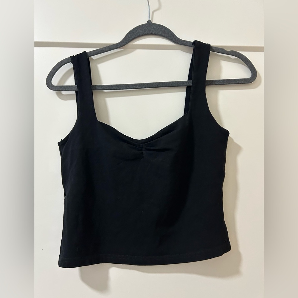 Black tank top